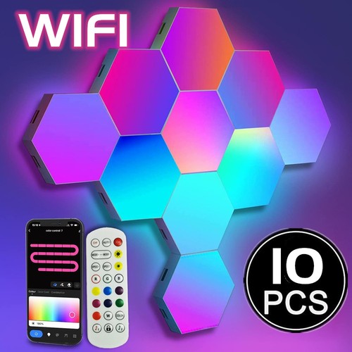10stück hexagon led - 10stück,