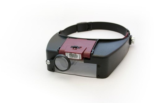 Led stirnlupe kopflupe lupe - led,