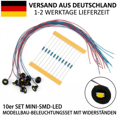 10x spur led - spur, wandlampe