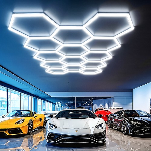 Garagenlampe led hex - garagenlampe,