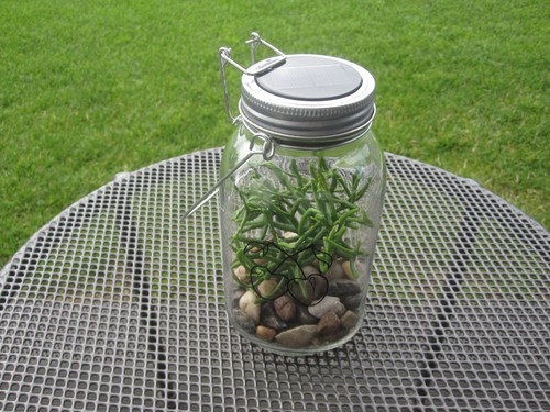 Set led solarlampe - set,