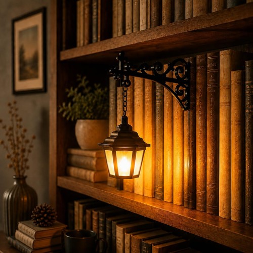 Bücherregal lampe vintage led - bücherregal,