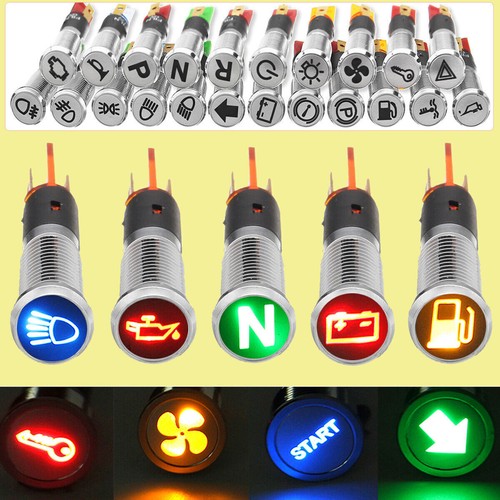 12v 8mm led auto anzeigelampe - 12v,
