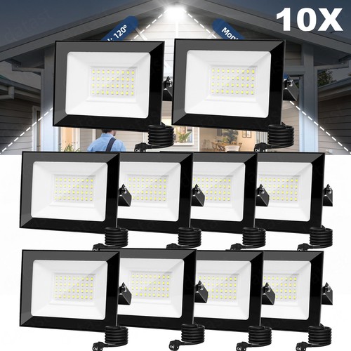 10x led fluter - 10x, außen